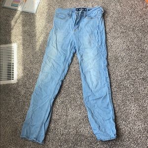 (4/$25) High rise slim straight hollister jeans